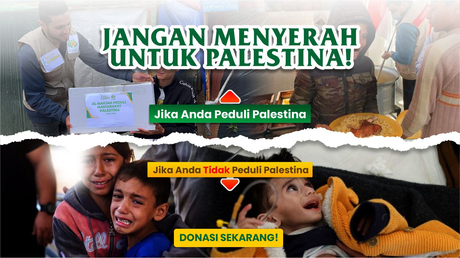 JANGAN MENYERAH UNTUK PALESTINA