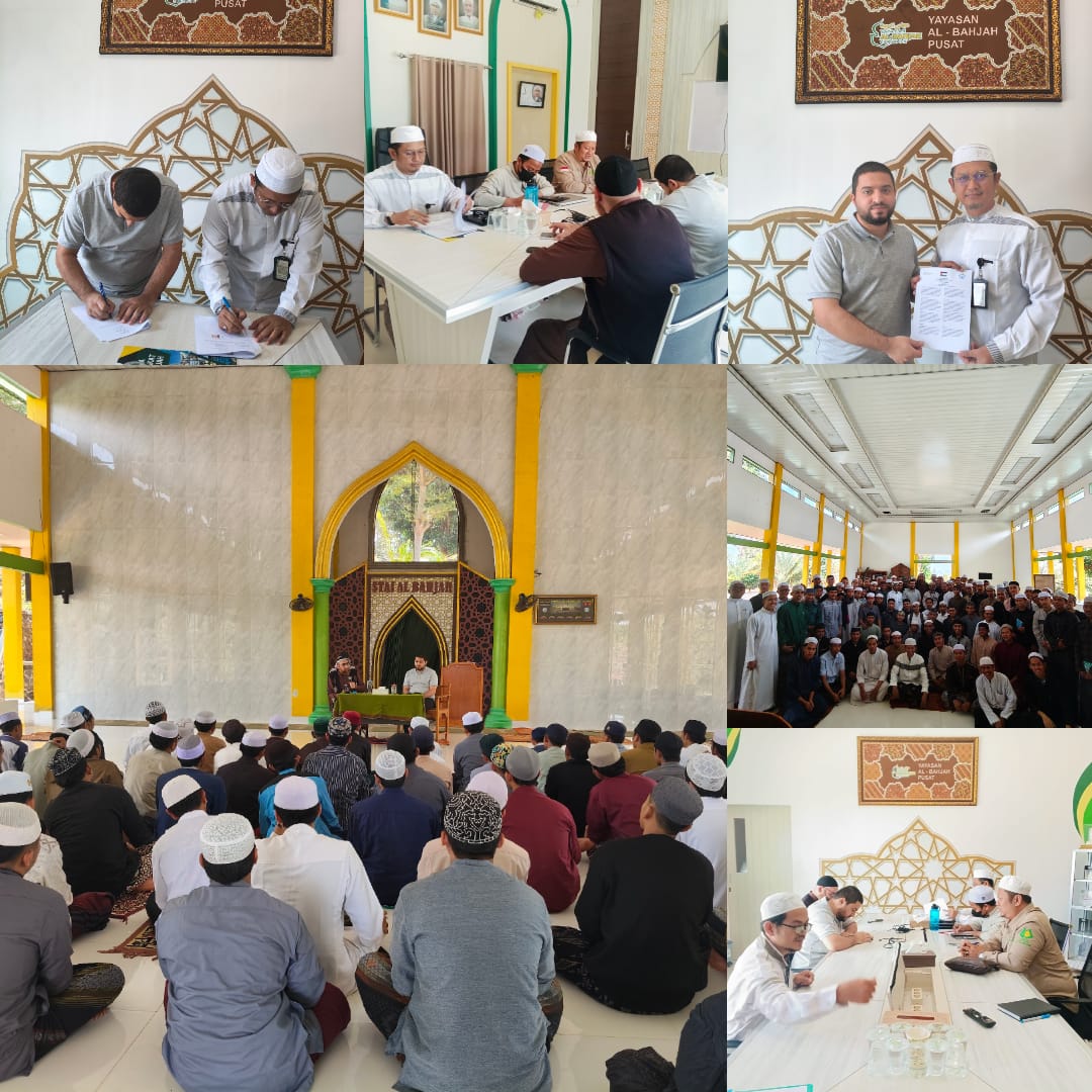 Penandatanganan Kerjasama Al-Bahjah Peduli dan Khair Way Foundation, Bangun Sekolah dan Sumur di Gaza